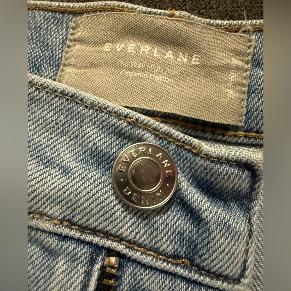Everlane The Way High Jean Organic Cotton Size 24 - Picture 5 of 7